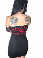 Load image into Gallery viewer, Slayer off shoulder dress
