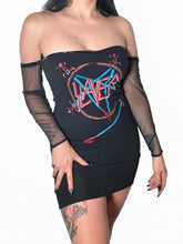 Load image into Gallery viewer, Slayer off shoulder dress
