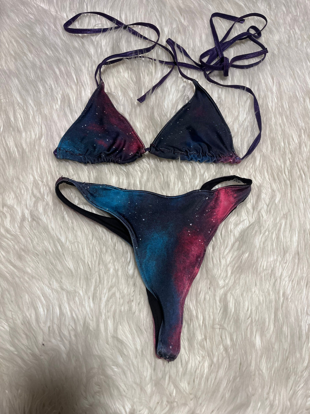 Durch Sterne Galaxie Bikini Set