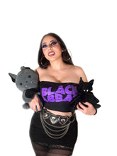 Load image into Gallery viewer, Black Sabbath mesh off shoulder top

